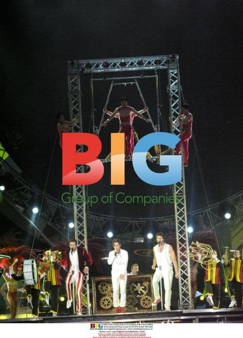 Take That Performing on The Circus Tour