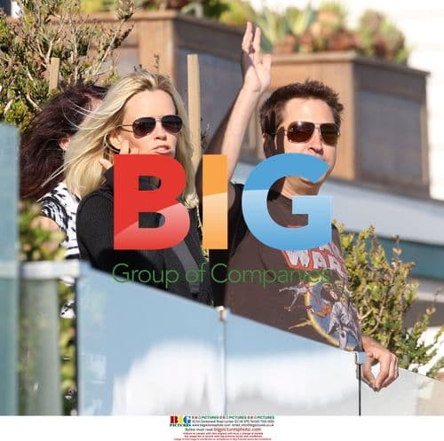 Jim Carrey and Jenny McCarthy at 4th of July Party