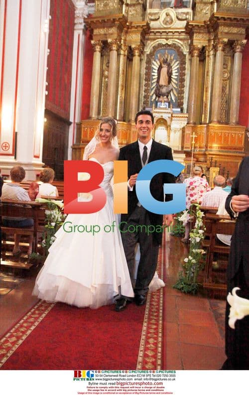 Alvaro Arbeloa gets married in Zaragoza