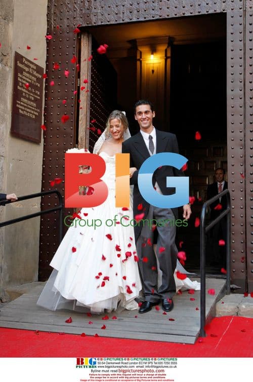 Alvaro Arbeloa gets married in Zaragoza