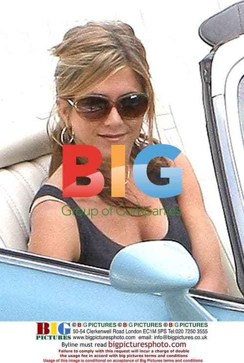 Jennifer Aniston & Gerard Butler on 'The Bounty' Set