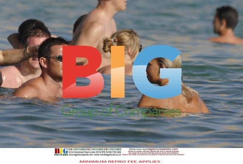 Frank Lampard on Holiday in Spain