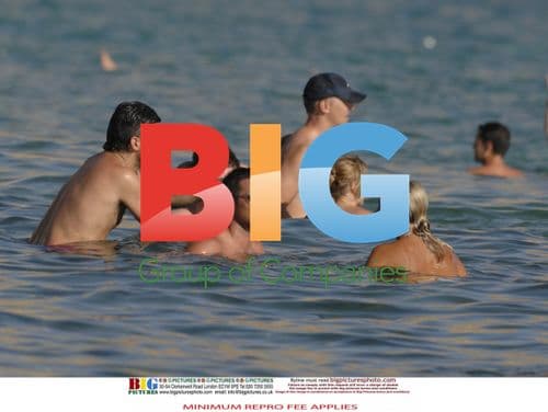 Frank Lampard on Spanish holiday