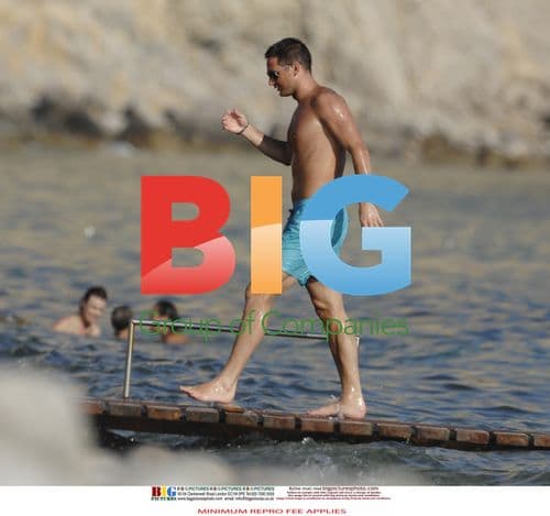 Frank Lampard on holiday in Spain