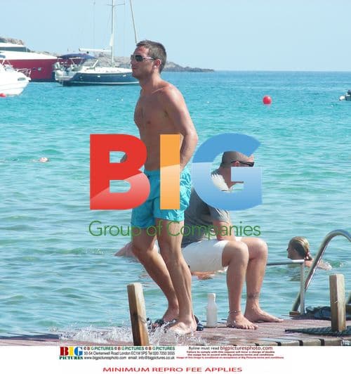 Frank Lampard on Holiday in Spain