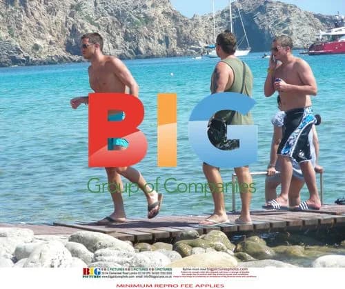 Frank Lampard on Holiday in Spain