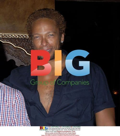 Gary Dourdan and Fernando Verdasco at dinner in Ibiza