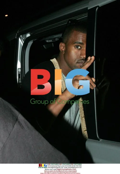 Kanye West Spotted Leaving Hotel, London