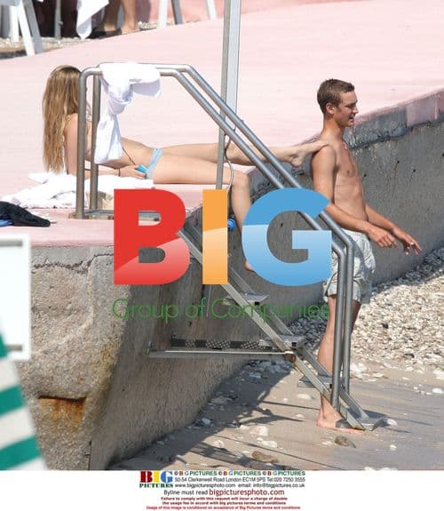 Pierre Casiraghi and Beatrice Borromeo at Monte Carlo Beach Club