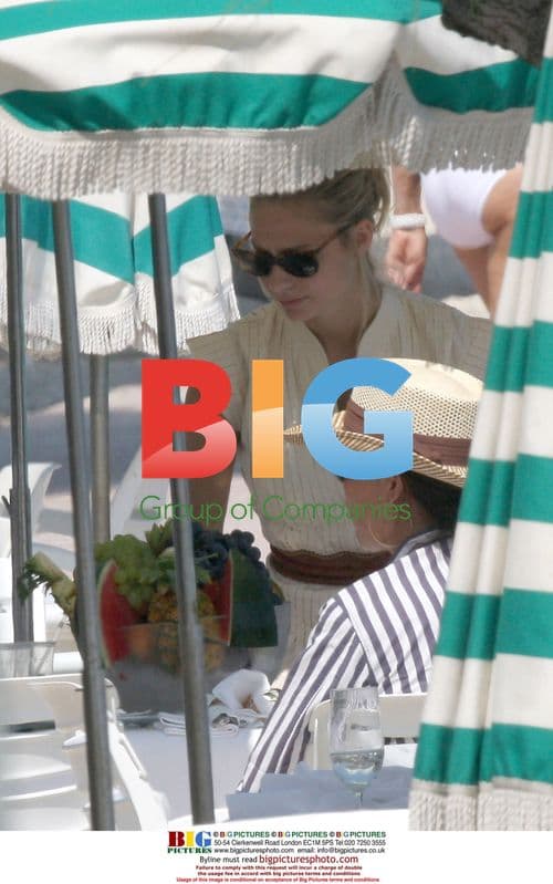 Pierre Casiraghi and Beatrice Borromeo at Monte Carlo Beach Club