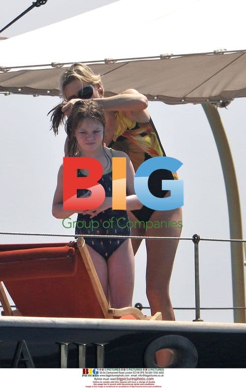 Prince Albert II with Charlene Wittstock and Princess Caroline in Saint Tropez