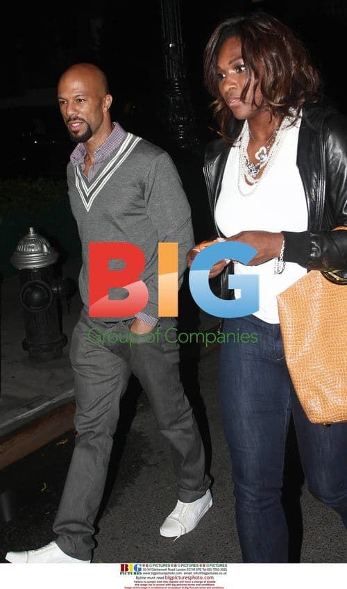 Common and Serena Williams Spotted After Dinner