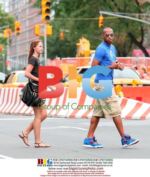 Thierry Henry takes stroll in NYC