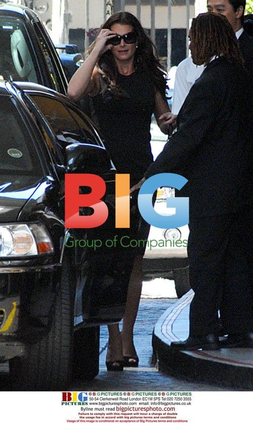 Brooke Shields at Michael Jackson Memorial