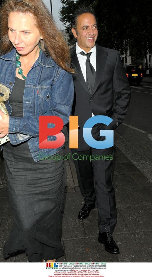 Jimmi Harkishin attends wedding in West London