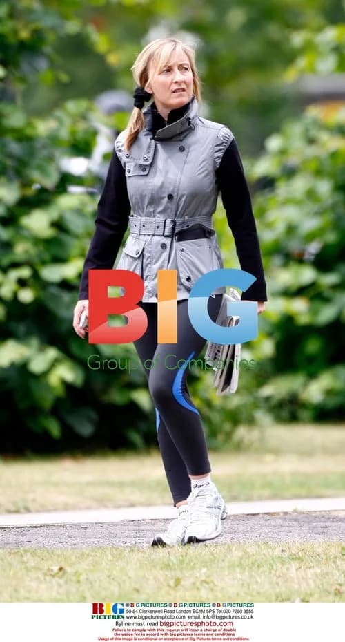 Fiona Phillips spotted jogging and at Pilates