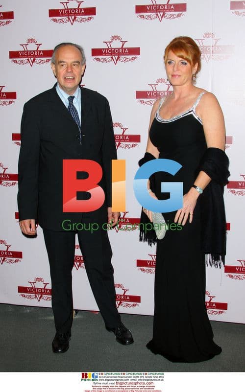 Sarah Ferguson and Mitterrand at "The Young Victoria" premiere