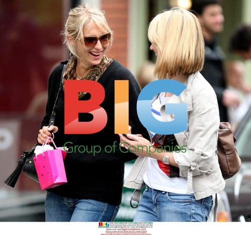 Actresses Ali Bastian and Sarah Baxendale in London