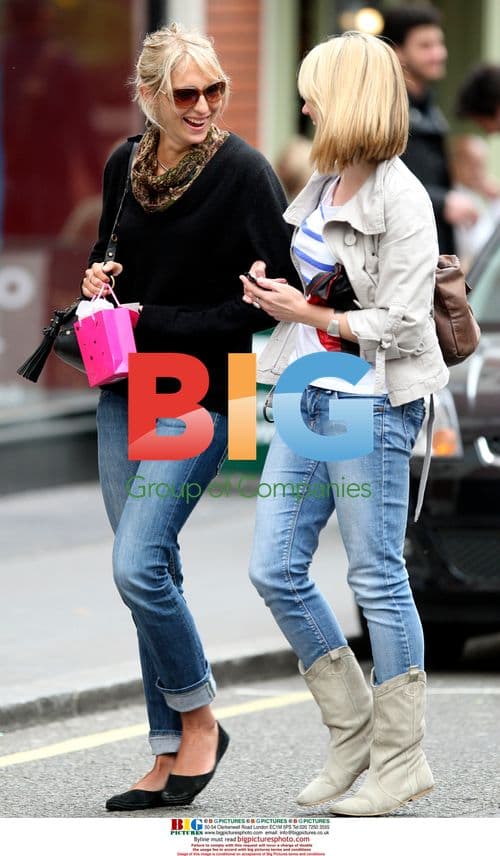 Hollyoaks stars Ali Bastian and Sarah Baxendale out in London