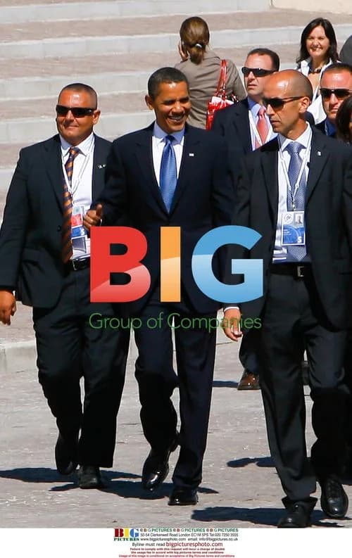 Barack Obama arrives for G8 summit in Italy