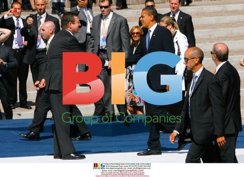 Obama arrives for G8 summit in Italy