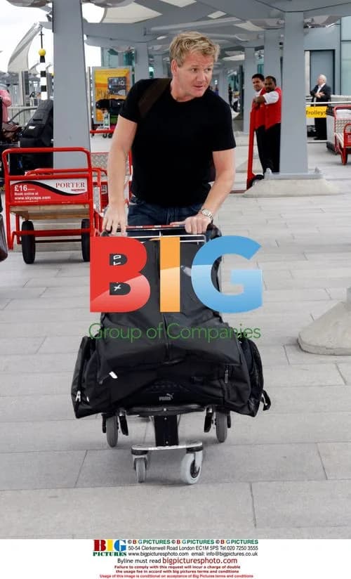Gordon Ramsay Leaving Home for Airport