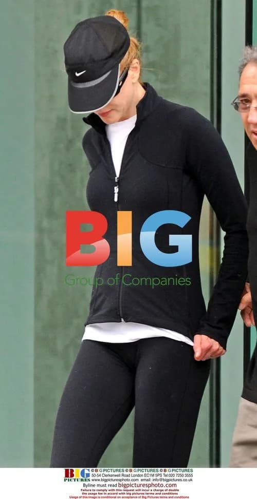 Nicole Kidman Leaves for Workout Separately from Husband