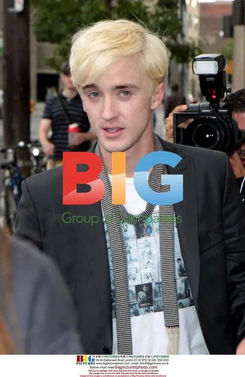 Tom Felton Arrives at MTV Canada