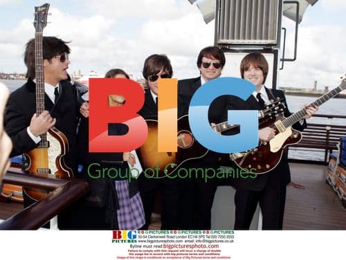 Liverpool Mayor and Beatles Tribute Band on Ferry