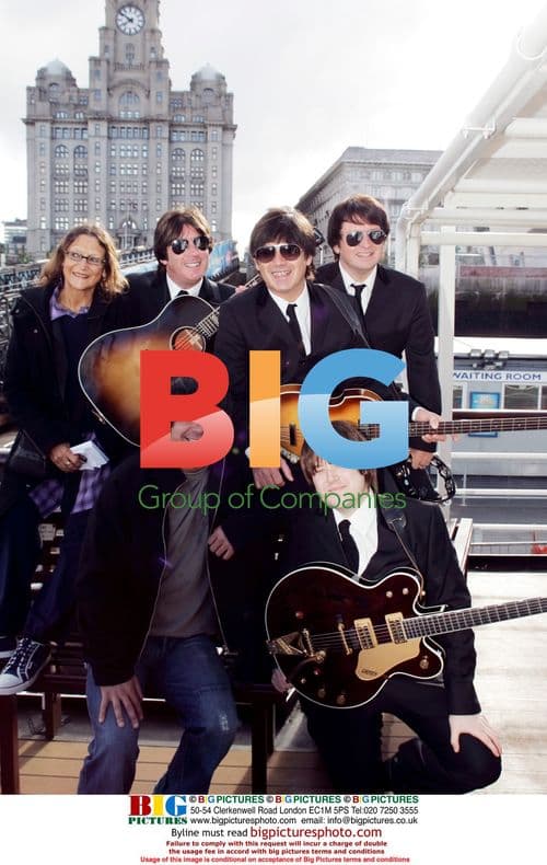 Liverpool Mayor and Big Brother on Mersey Ferry