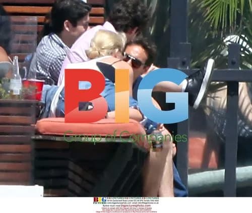 Charlize Theron entertains friends