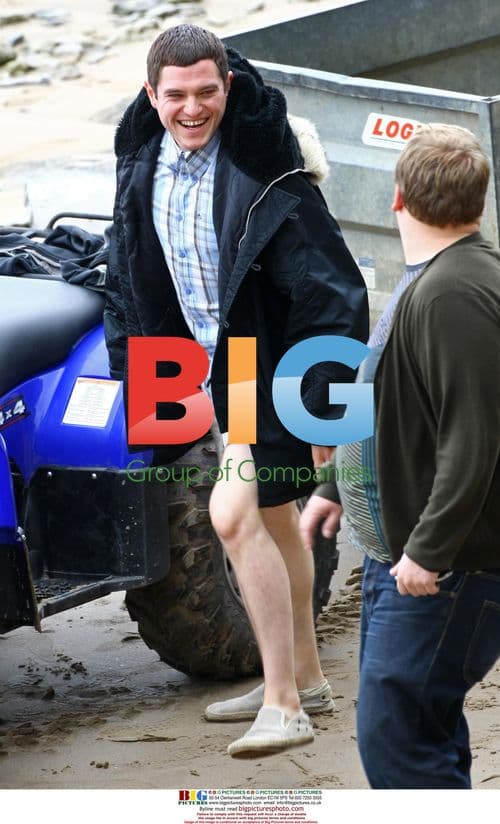 Matthew Horne and James Corden filming Gavin And Stacey