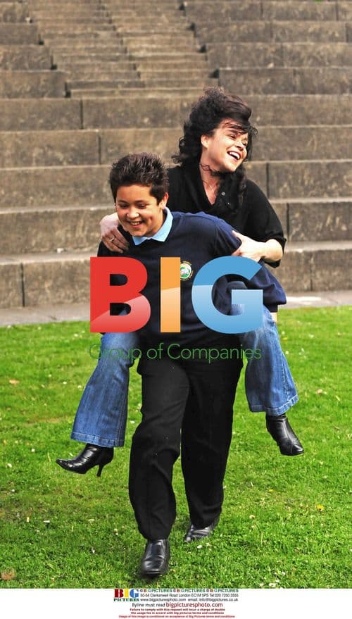 Shaheen Jafargholi and mother after BGT