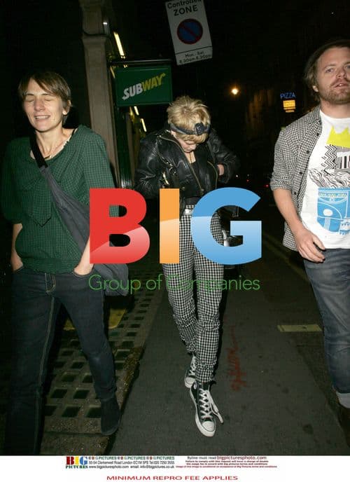 Pixie Geldof and Noel Fielding in Soho