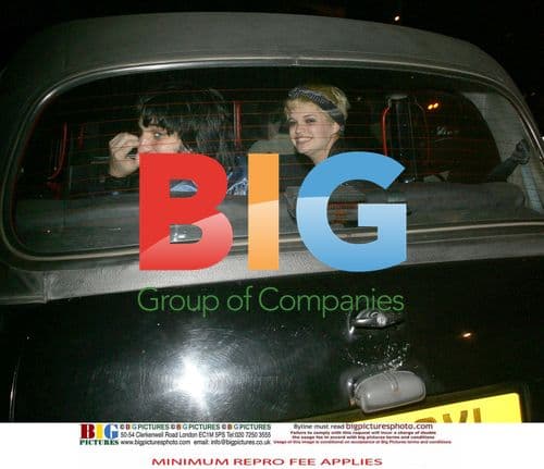 Pixie Geldof and Noel Fielding in Soho