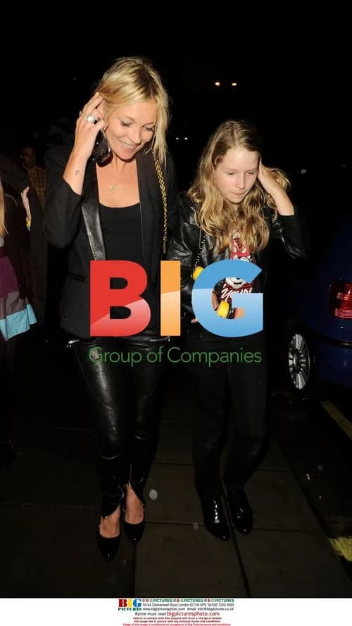 Kate Moss at Lily Allen Gig