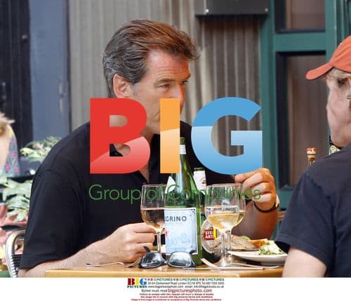 Pierce Brosnan Spotted Having Lunch in NYC