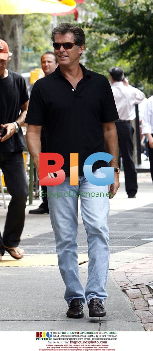 Pierce Brosnan Seen Dining in NYC