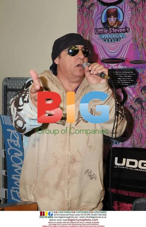 Steven Van Zandt at radio broadcast in Dublin