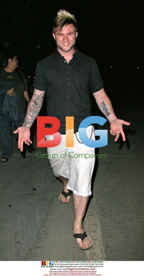 Blake Lewis Leaves Hollywood Bowl