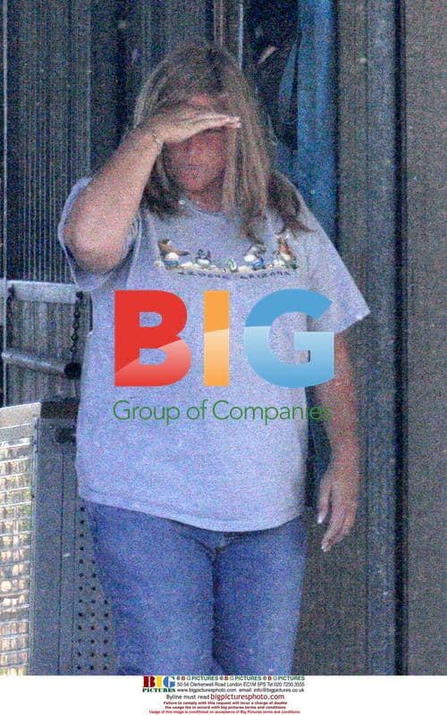 Debbie Rowe at horse ranch in Palmdale