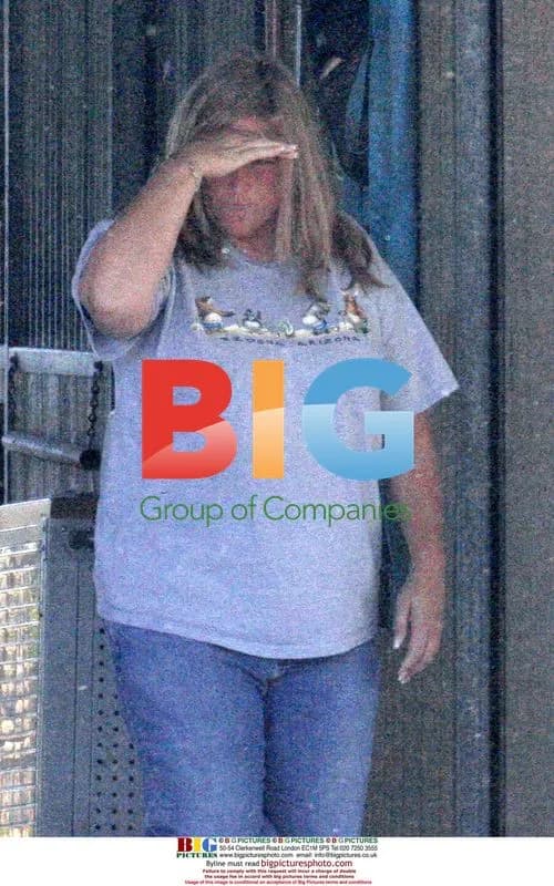 Debbie Rowe at horse ranch in Palmdale