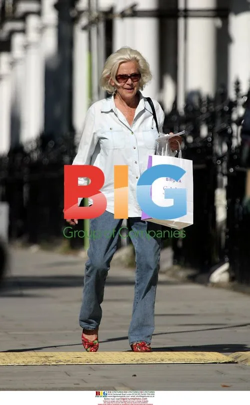 Ex Bond girl Honour Blackman spotted in Kensington