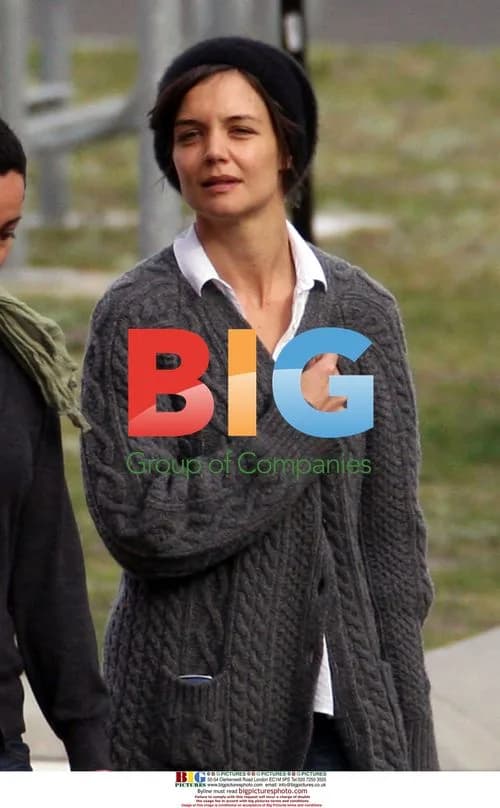 Katie Holmes on movie set in Melbourne