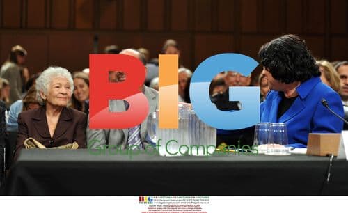 Sonia Sotomayor with family at Senate hearing