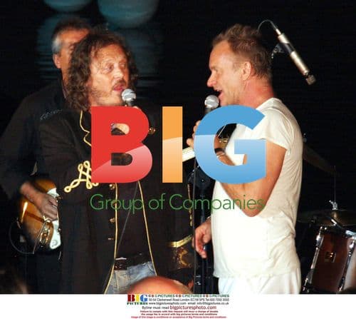 Zucchero and Sting perform at Ischia Film and Music Festival 2009