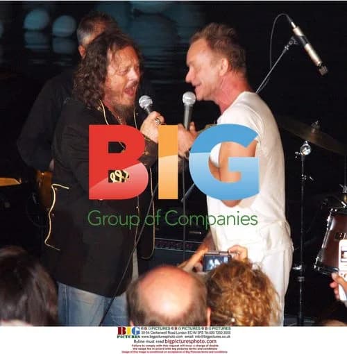 Zucchero and Sting perform at Ischia Film Festival 2009