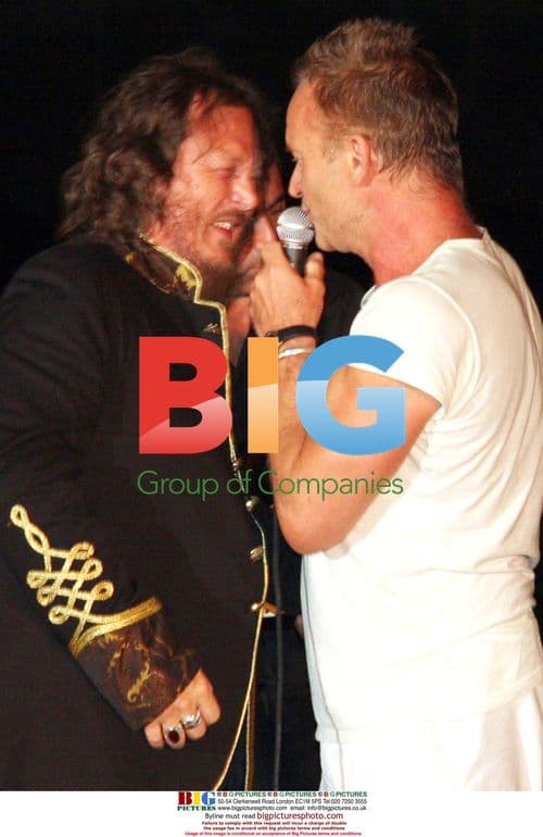 Zucchero and Sting improvise concert at Ischia Film Festival