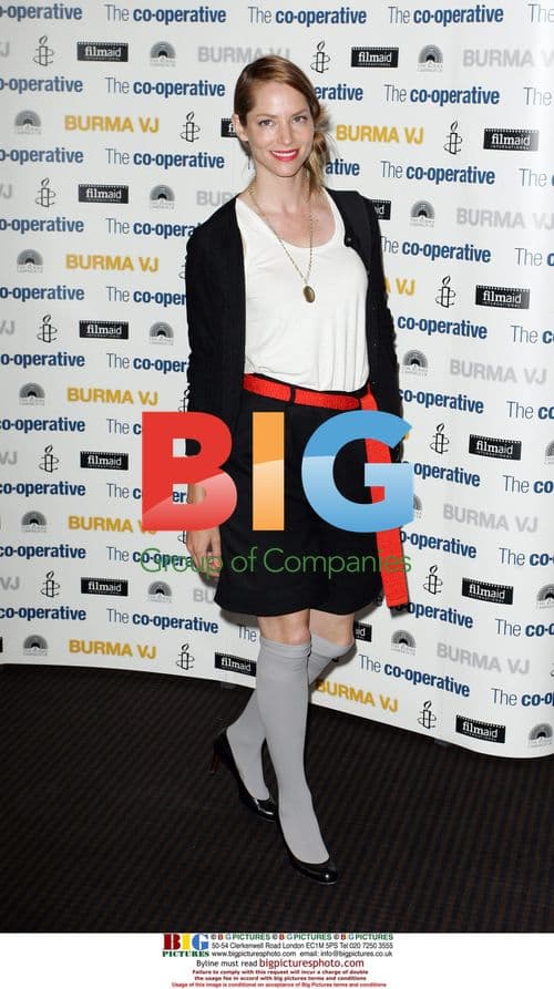 Sienna Guillory at Burma VJ Premiere