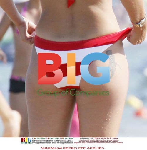 Davina McCall Enjoys Saint Tropez Beach Day